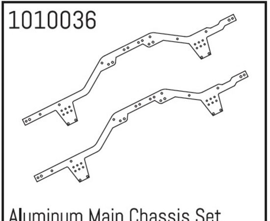 AB1010036-Aluminum Main Chassis Set