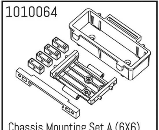 AB1010064-Chassis Mounting Set A ( 6X6 )