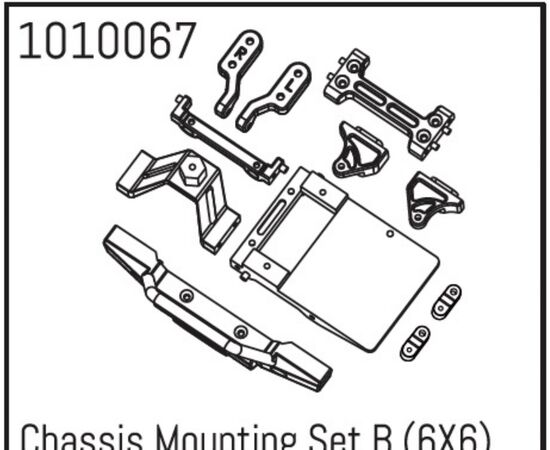 AB1010067-Chassis Mounting Set B (6X6)