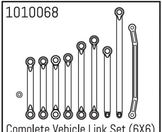 AB1010068-Complete Vehicle Link Set (6X6)
