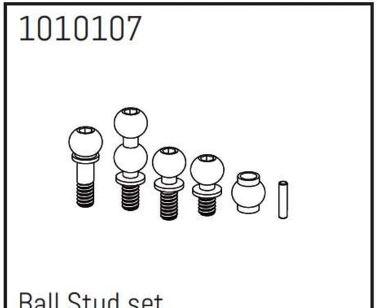 AB1010107-Ball Stud Set - PRO Crawler 1:18