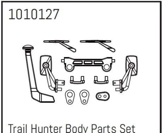 AB1010127-T-Hunter Body Parts Set - PRO Crawler 1:18
