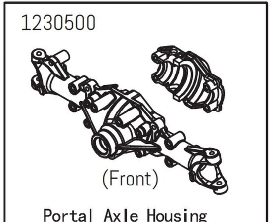 AB1230500-Portal Axle Housing