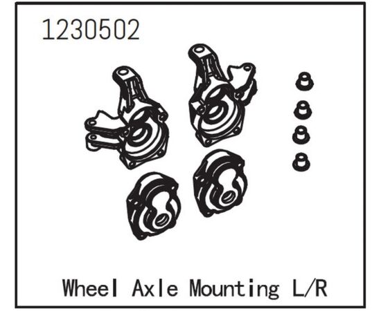 AB1230502-Wheel Axle Mounting