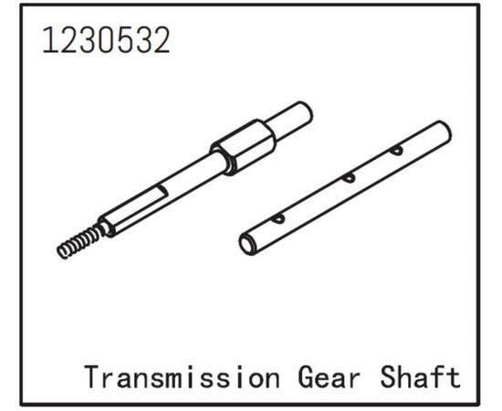 AB1230532-Transmission Gear Shaft