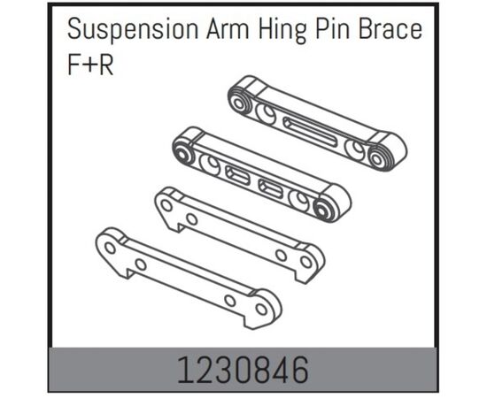AB1230846-Susp.Arm Hinge Pin Brace F/R