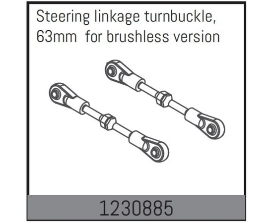 AB1230885-Steering Turnbuckles 57-63mm (2)