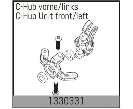 AB1330331-C-Hub Unit front/left