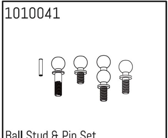 AB1010041-Ball Stud &amp; Pin Set