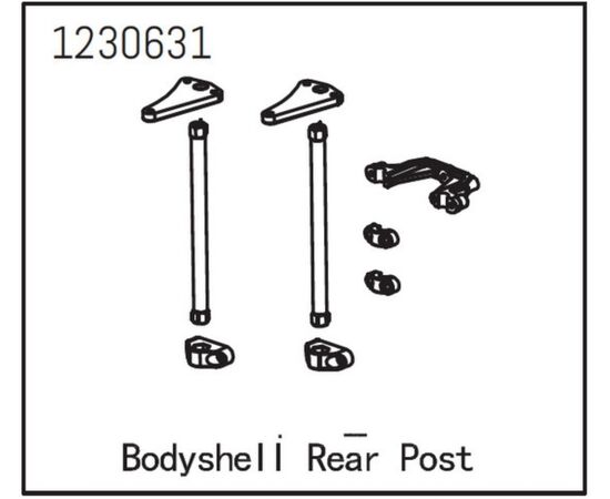 AB1230631-Body Shell Post rear - Sherpa