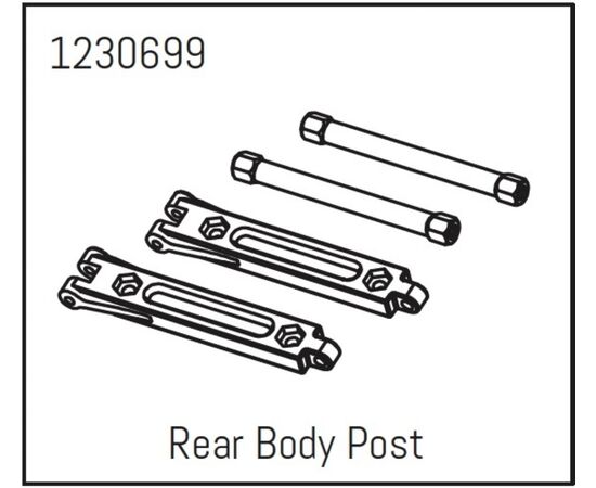 AB1230699-Rear Body Post - Khamba