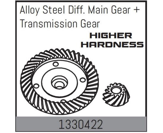 AB1330422-Alloy Steel Diff. Main Gear + Transmission Gear