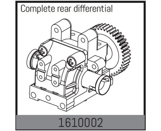 AB1610002-Complete rear differential