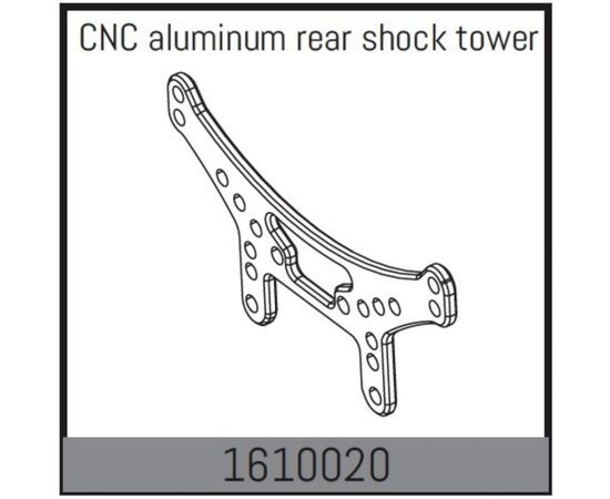 AB1610020-CNC aluminum rear shock tower