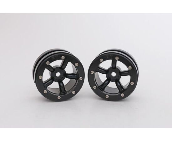 ABMT0010BB-Beadlock Wheels PT-Safari Black/Black 1.9 (2 pcs)&#160;