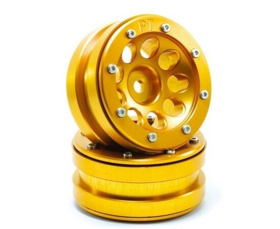 ABMT0050GOGO-Beadlock Wheels PT-Ecohole Gold/Gold 1.9 (2 pcs)