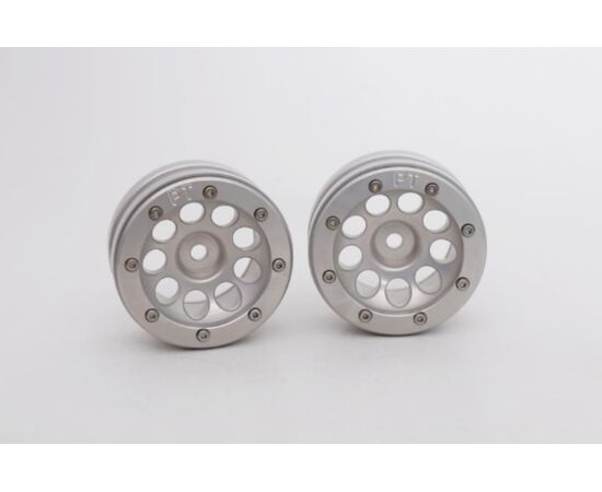 ABMT0050SS-Beadlock Wheels PT-Ecohole Silver/Silver 1.9 (2 pcs)&#160;