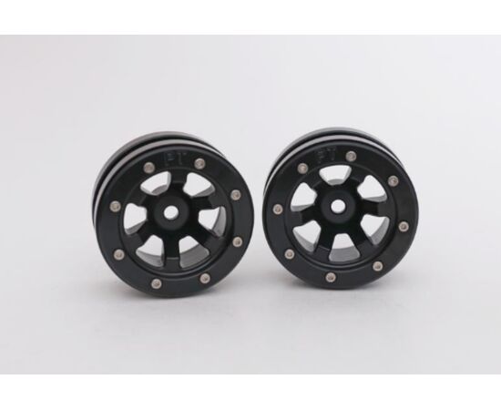 ABMT0060BB-Beadlock Wheels PT-Claw Black/Black 1.9 (2 pcs)&#160;