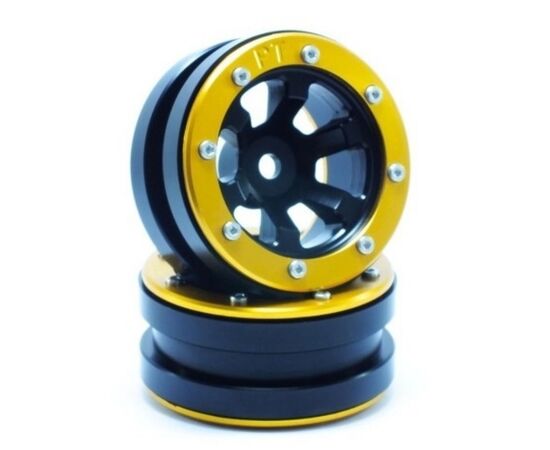 ABMT0060BGO-Beadlock Wheels PT-Claw Black/Gold 1.9 (2 pcs)
