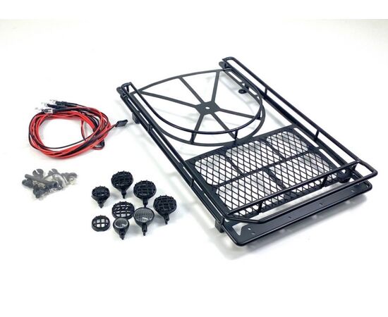 AB2320123-1:10 Metal Luggage and Tire Tray incl. LEDs
