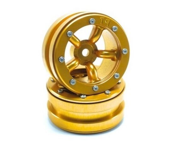ABMT0010GOGO-Beadlock Wheels PT-Safari Gold/Gold 1.9 (2 pcs)
