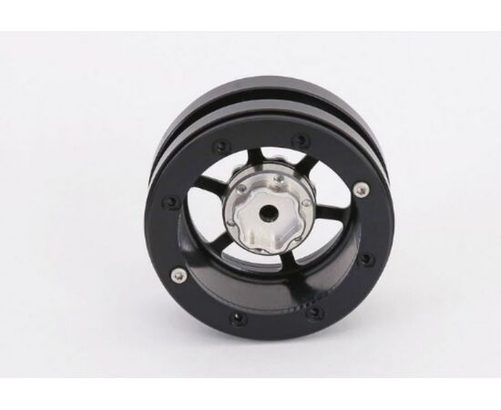 ABMT2000BB-Beadlock Wheels PT-Power Black/Black 1.9 (2pcs)
