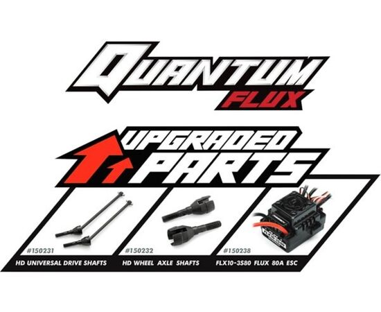 MV150208-Quantum XT Flux 80A 1/10 4WD Truck - Silver