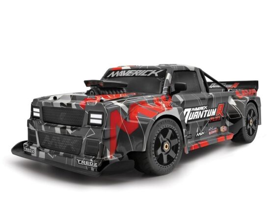 MV150319-QuantumR Race Truck Body (Black/Red)