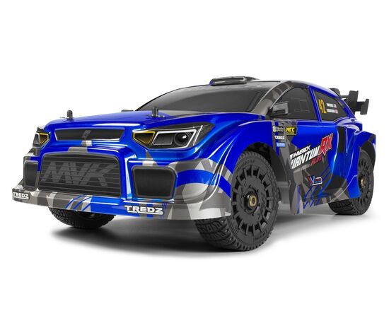MV150360-QuantumRX Flux 4S 1/8 4WD Rally Car - Blue