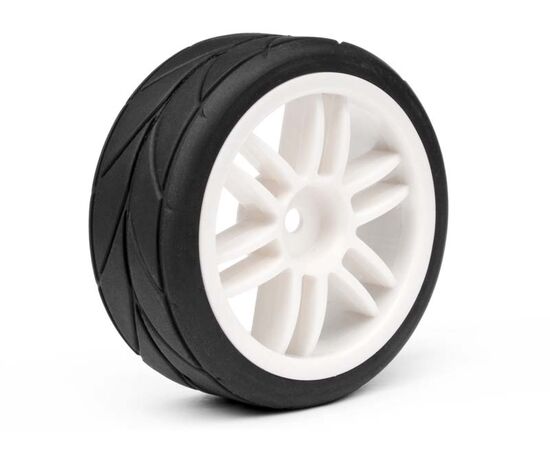 MV22244-Strada TC Treaded Tyre &amp; White Spoke Wheel Assembly (1 Pr)