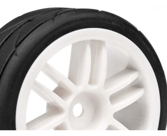 MV22244-Strada TC Treaded Tyre &amp; White Spoke Wheel Assembly (1 Pr)
