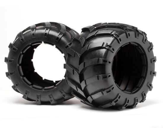 MV24106-Tyres w/Inserts 2 Pcs (Blackout MT)