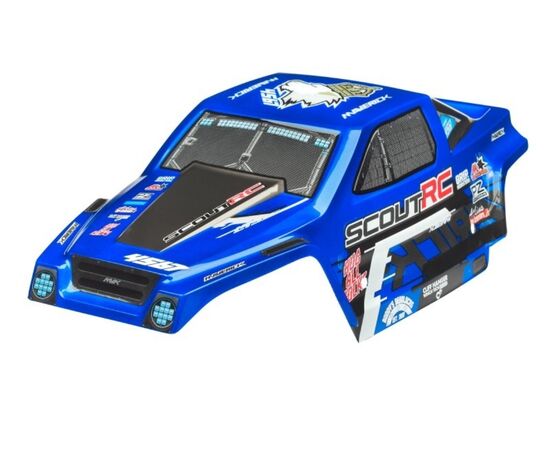 MV25066-PAINTED SCOUT RC BODYSHELL BLUE W/DECALS