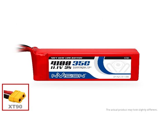 NVO1876-LiPo 4100mAh 3S 11.1V 35C (XT90 plug)