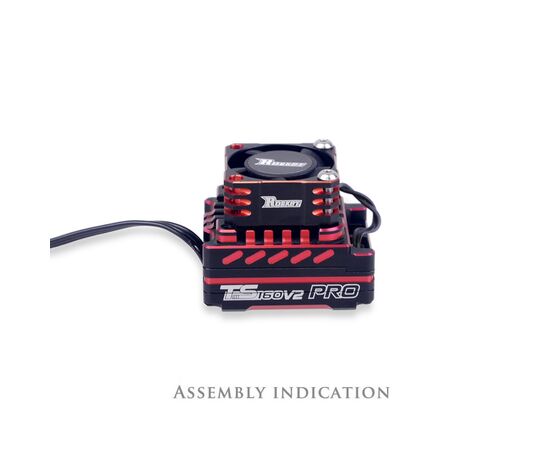 SP-360005-01-Aluminium cooling fans 25x25mm 32000rpm 5.8-8.5V Black &amp; Red