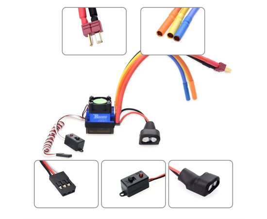 SP-ZT-100001-01-45A Brushless ESC for cars 1/10th 2-3S Lipo/5-12S Cell 6V/3A