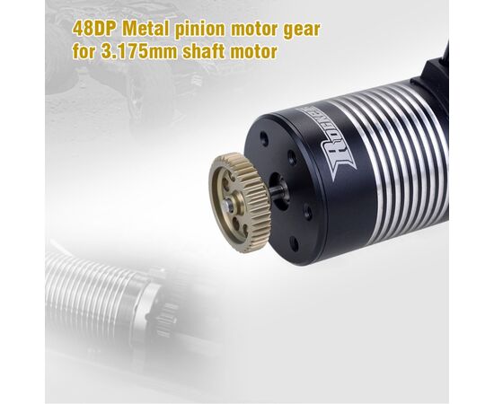 SP011025-3027-01-39T 48DP pinion gear 7075 Aluminum&nbsp; 3.175 bore For 1-10 cars