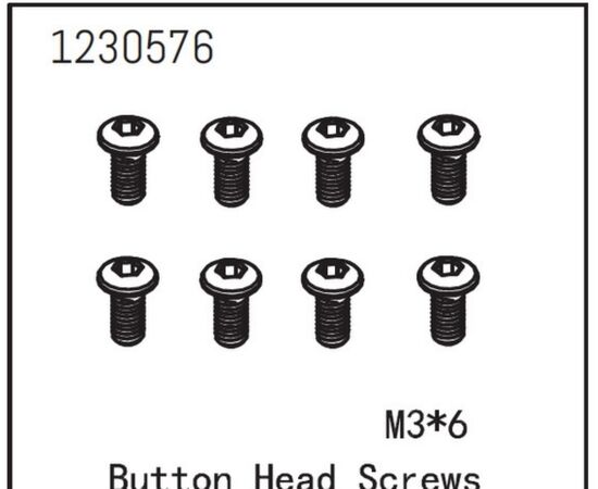 AB1230576-Button Head Screw M3*6 (8)