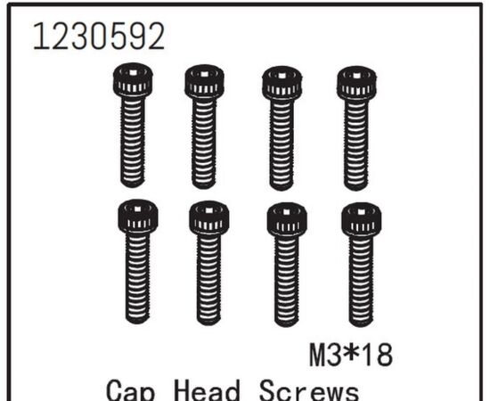 AB1230592-Cap Head Screw M3*18 (8)