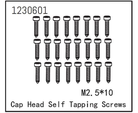 AB1230601-Self-tapping Cap Screw M2.5*12 (24)