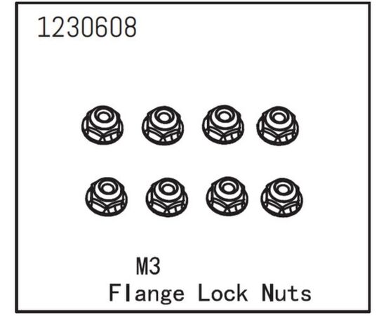 AB1230608-Flange Lock Nut M3 (8)