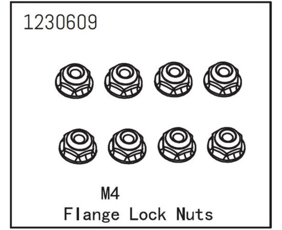 AB1230609-Flange Lock Nut M4 (8)