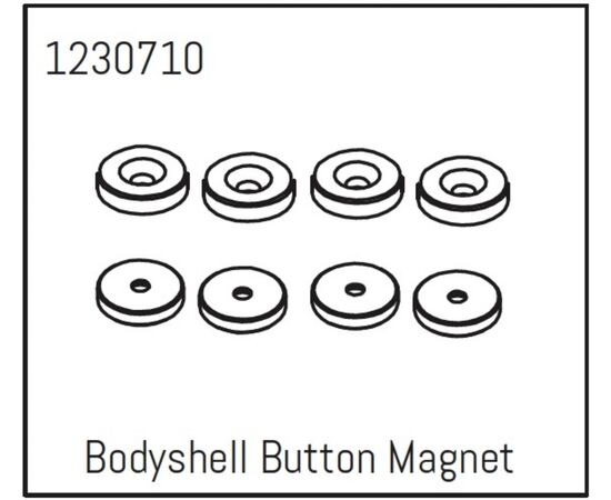 AB1230710-Bodyshell Button Magnet (4) - Khamba