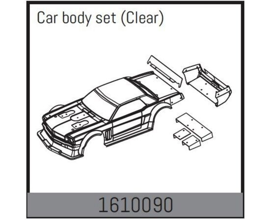 AB1610090-Clear body set (clear)