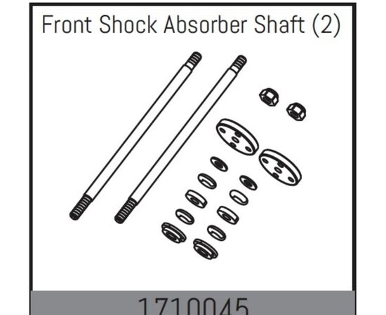 AB1710045-Front Shock Absorber Shaft (2)