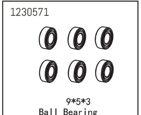 AB1230571-Ball Bearing 9*5*3 (6)
