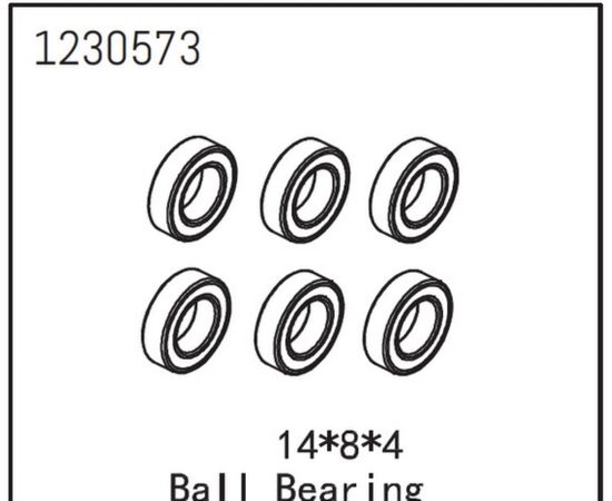 AB1230573-Ball Bearing 14*8*4 (6)