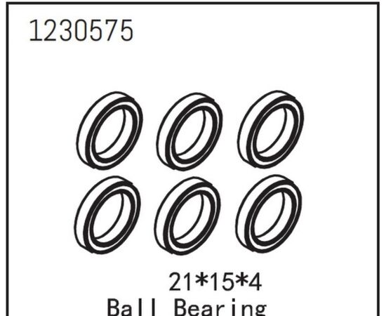 AB1230575-Ball Bearing 21*15*4 (6)
