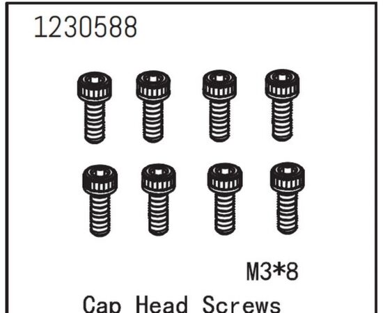 AB1230588-Cap Head Screw M3*8 (8)