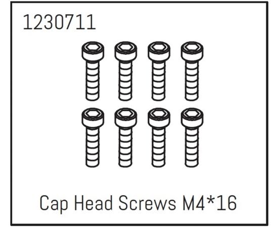 AB1230711-Cap Head Screws M4*16 (8) - Khamba